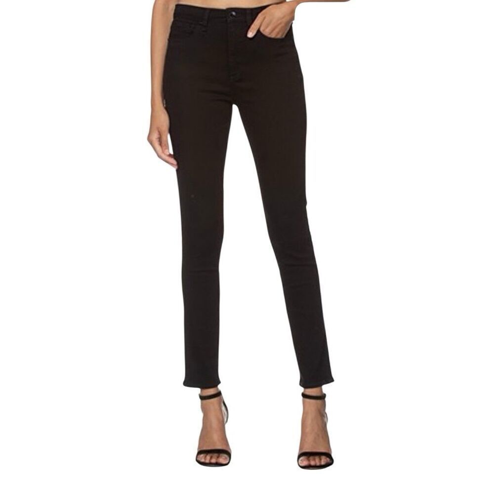 Rag & Bone Nina High waisted ankle cigarette Jeans Black Size 25 size 0 / 2